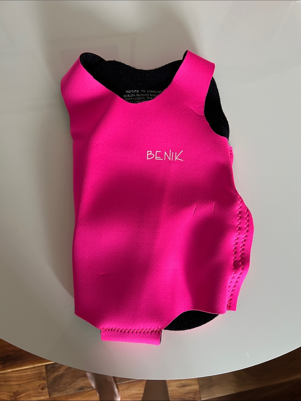 Hot Pink BENIK  kids Velcro vest fits size 4-5 years old